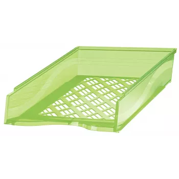 Bene corbeille à courrier 60100 A4 transparent vert