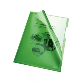 Bene Pochettes documentaires A4 150 µm Vert HPVC Brillant 100 pièces/pack
