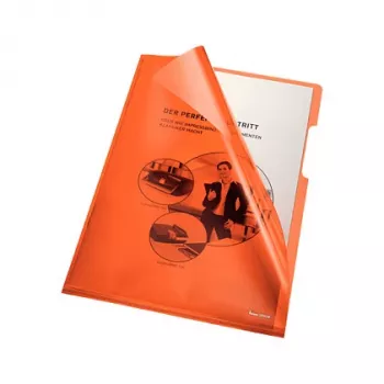 Chemise de présentation Bene 205000OR DIN A4 HPVC orange 100 pièces/lot
