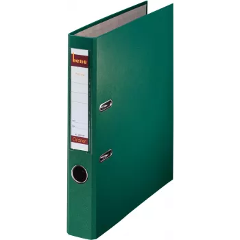 Bene classeur à levier A4 52 mm vert plastique PP