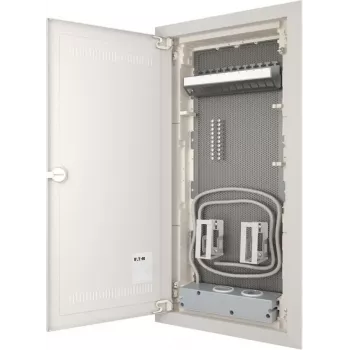 Coffret de distribution multimédia encastré Eaton KLV-48HWM-W-F-VM 4 rangées, blanc (RAL 9016), 194711-MW