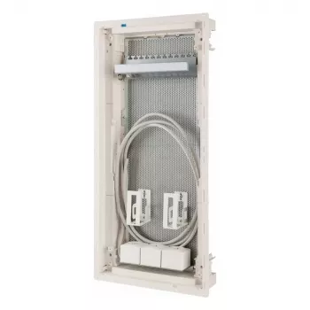 Coffret de distribution multimédia encastré Eaton KLV-48HWM-W-F-VM 4 rangées, blanc (RAL 9016), 194711-MW