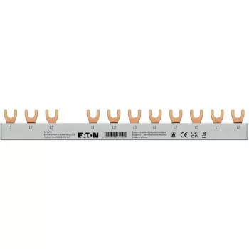 Barre de phase EATON EVGK-3PHAS/N/8MODUL/LS 501070 triphasée 10mm² fourche 4+8TE 1
