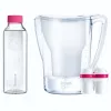 Machine à eau pétillante manuelle BWT AQUAlizer Home 125626883 avec bouteille en verre