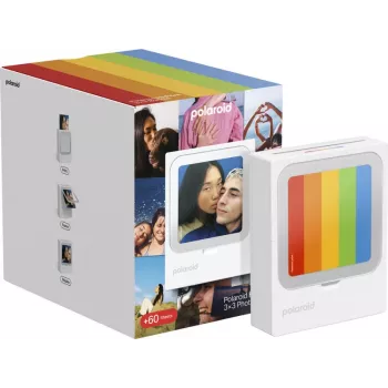 Imprimante photo Bluetooth portable Polaroid Hi-Print 3x3 + 60 feuilles