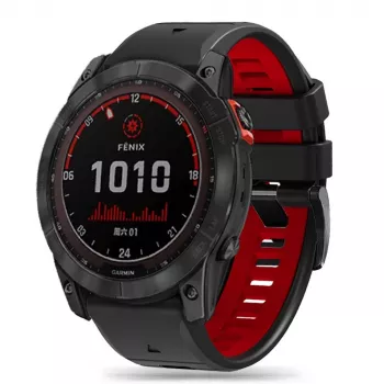 TECH-PROTECT ICONBAND PRO Garmin Fenix 3 / 5X / 3HR / 5X Plus / 6X / 6X Pro / 7X noir/rouge