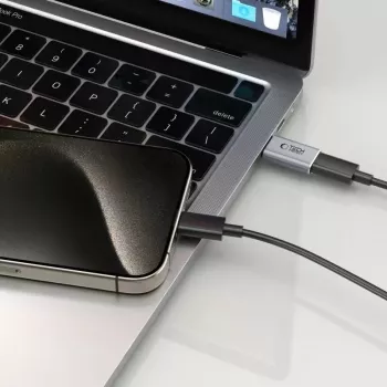 TECH-PROTECT ULTRABOOST ADAPTATEUR TYPE-C VERS LIGHTNING GRIS