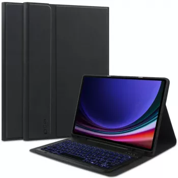 Étui clavier avec stylet Tech-Protect SC pour Samsung Galaxy Tab S9 / S9 FE / S10 FE / S10 Lite, noir