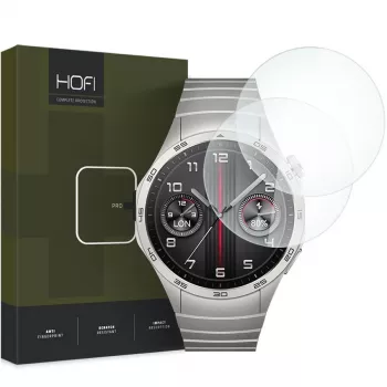 Protection d'écran en verre trempé HOFI Glass Pro+ lot de 2 pour Huawei Watch GT 4 (46mm), transparent