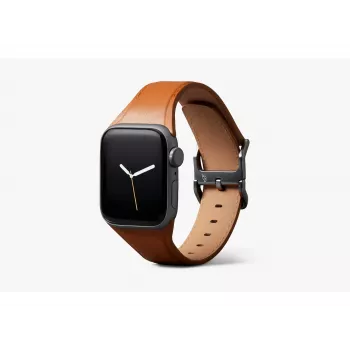 Bracelet en cuir Bellroy Classic pour Apple Watch, marron, 40mm, 41mm, 38mm, 42mm (série 10/11)