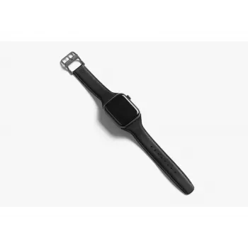 Bellroy Classic Bracelet en cuir pour Apple Watch, noir, 44mm, 45mm, 42mm (Series 1/2/3), 49mm, 46mm