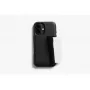 Coque porte-cartes en cuir Bellroy pour iPhone 16, noir