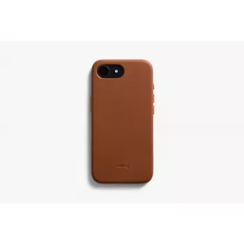 Coque en cuir Bellroy pour iPhone 16e, marron