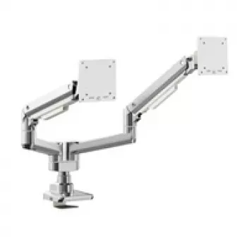 Bras double pour moniteur ALOGIC TIS 17-35, 2 articulations, capacité 20 kg, noir