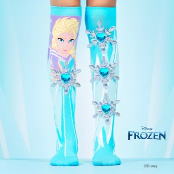 Chaussettes hautes enfants MADMIA Frozen Elsa impression 3D - 1 paire