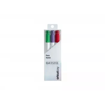 Stylos à pointe fine Cricut 0,4 mm, couleurs assorties, encre à base d'eau, lot de 20 (2007077)