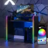 Bureau gaming X Rocker 2023269 avec LED, noir