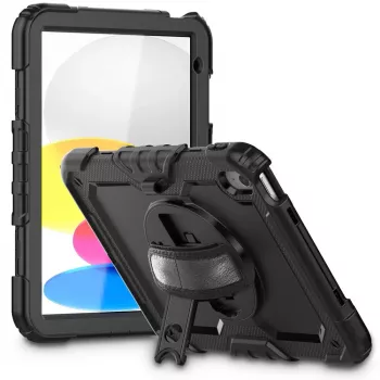 Tech-Protect Solid360 pour iPad 10,9 10e génération (2022) / iPad 11 11e génération (2025) Noir
