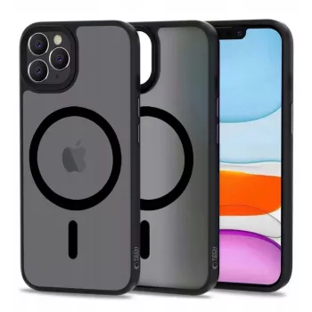 Tech-Protect MagMat Coque MagSafe pour Apple iPhone 11 Pro - Noir mat