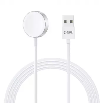 TECH-PROTECT ULTRABOOST Câble de charge magnétique 120cm Apple Watch Blanc