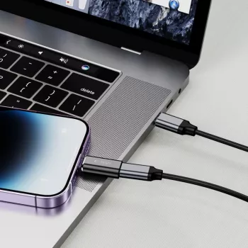 TECH-PROTECT ULTRABOOST Adaptateur Lightning vers USB-C Noir