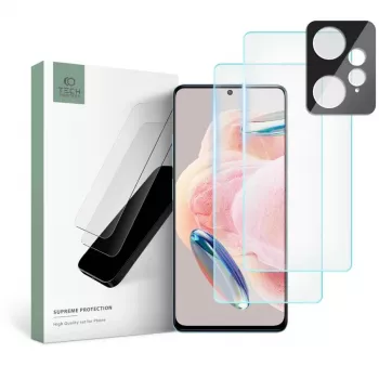 Ensemble Supreme verre trempé + verre d'objectif TECH-PROTECT pour Xiaomi Redmi Note 12 LTE