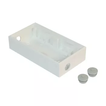 Shelly Boîtier double en saillie pour interrupteur mural 35mm (SP3D0024)