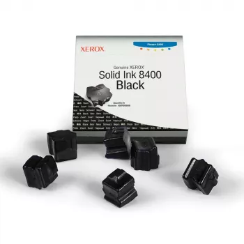 Bâton d'encre solide noir Xerox Phaser 8400 - OEM d'origine - pour Phaser 8400