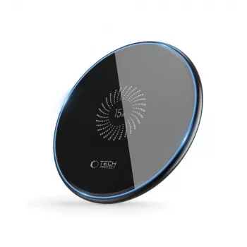 TECH-PROTECT QI15W-C1 chargeur sans fil 15W noir