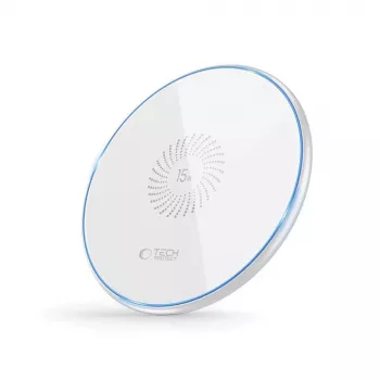 TECH-PROTECT QI15W-C1 chargeur sans fil 15W blanc