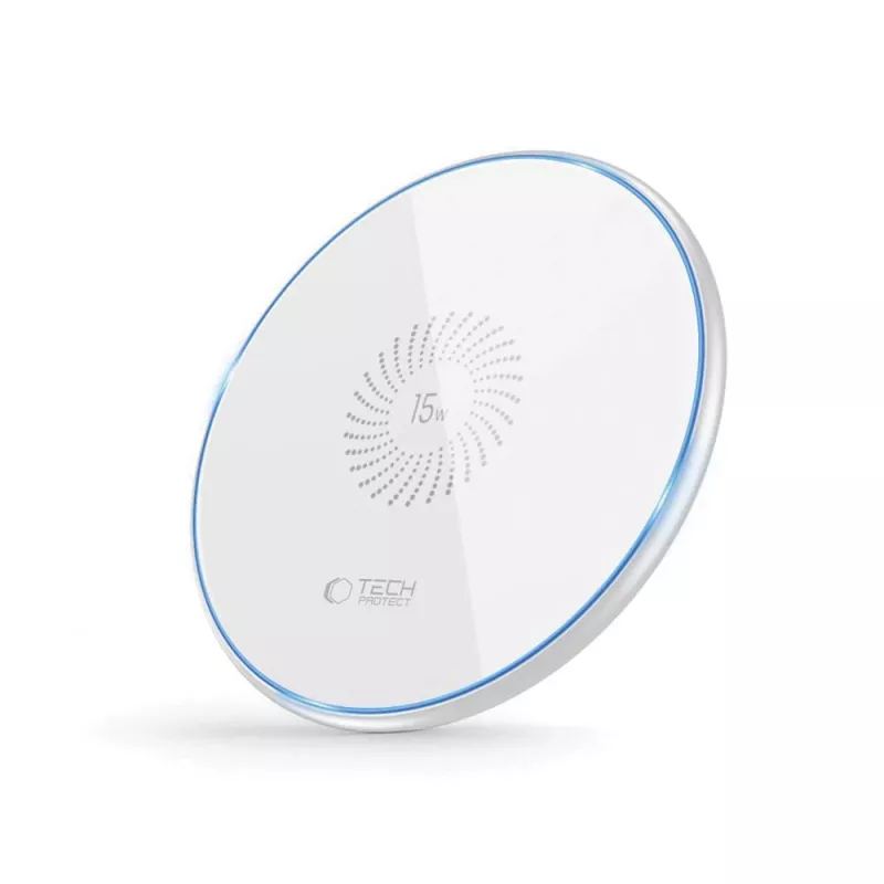 TECH-PROTECT QI15W-C1 chargeur sans fil 15W blanc