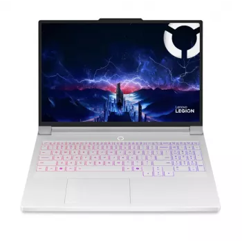Lenovo Legion Pro 7 16IAX10H ordinateur portable gaming Intel, 16 pouces OLED WQXGA, Intel Core Ultra 9 290HX Plus, 64 Go DDR5, 2 To SSD, NVIDIA GeForce RTX 5090 24 Go, Windows 11 Home, blanc glacier