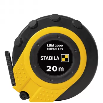 STABILA LBM 2000 mètre ruban fibre de verre à boîtier fermé 20 m