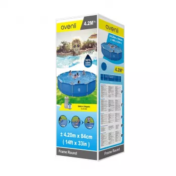 AVENLI Ensemble piscine ronde 427x84
