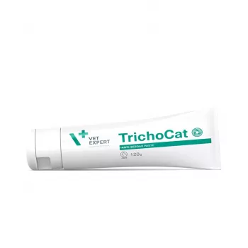 VETEXPERT TrichoCat Pâte anti-boules de poils pour chats 120 g