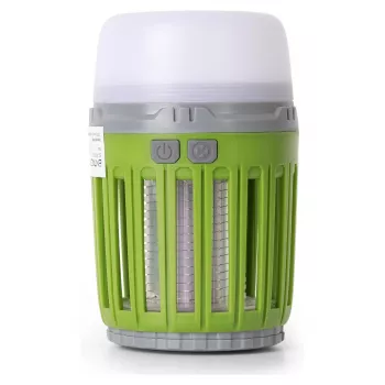 Piège à insectes UV pour moustiques ENTAC lanterne de camping verte