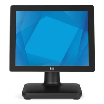 Terminal de point de vente tout-en-un Elo Touch Solutions EloPOS System i3 15,6 pouces avec pied et hub I/O, Intel Core i3, 8 Go RAM, 128 Go SSD, écran tactile PCAP, Windows 10 IoT, noir