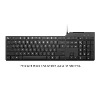 Clavier filaire USB-A avec lecteur de cartes à puce LENOVO 5000 estonien