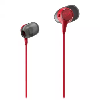 HyperX Cloud Earbuds III (rouge) - Casque gaming intra-auriculaire avec microphone en ligne, transducteurs 14 mm, connexion filaire 3,5 mm