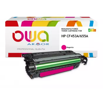 Armor OWA cartouche de toner compatible avec HP CF453A magenta à haut rendement 10 500 pages