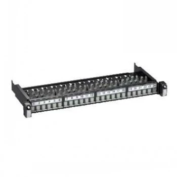 Schneider Electric Actassi S1 panneau de brassage réseau 24xRJ45 STP Cat6A 1U blanc