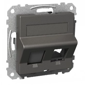 Cadre de sortie de données Schneider Electric Exxact Datacase Actassi/Keystone oblique anthracite