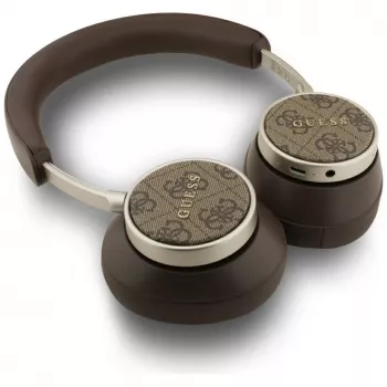 Guess Bluetooth 4G Classic Logo Casque sans fil supra-auriculaire - Marron