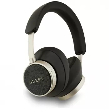 Guess 4G Classic Logo Casque Bluetooth sans fil supra-auriculaire - Noir