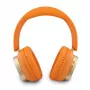 Casque Bluetooth supra-auriculaire Guess Rectangle Metal Script orange