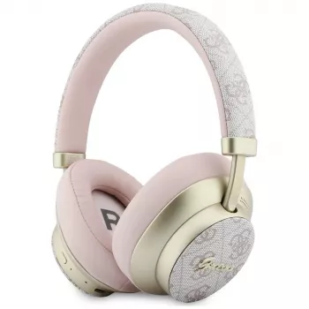 Guess GUE005458 Casque Bluetooth supra-auriculaire avec ENC, rose