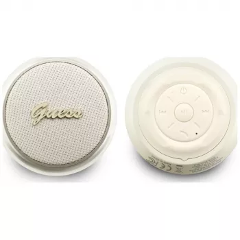 GUESS Enceinte Bluetooth 5W Script MetalLogo Or
