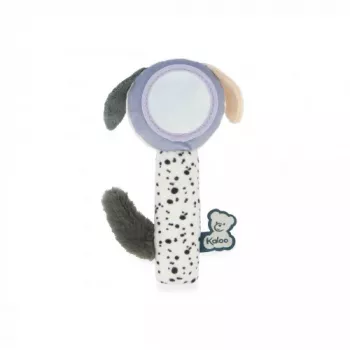 Kaloo Stimuli Hochet souple avec miroir sécurisé - Chiot
