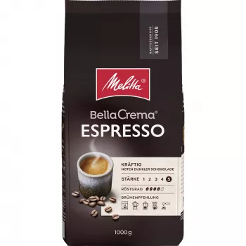 Café en grains espresso MELITTA BellaCrema Espresso 1 kg intensité 5/5