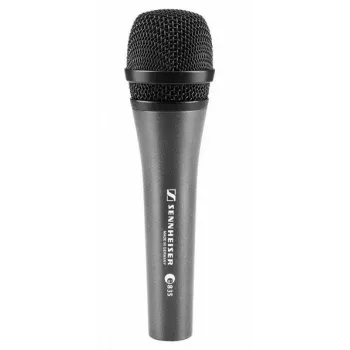 Microphone vocal dynamique SENNHEISER E 835, cardioïde, XLR, anthracite, avec pince et pochette